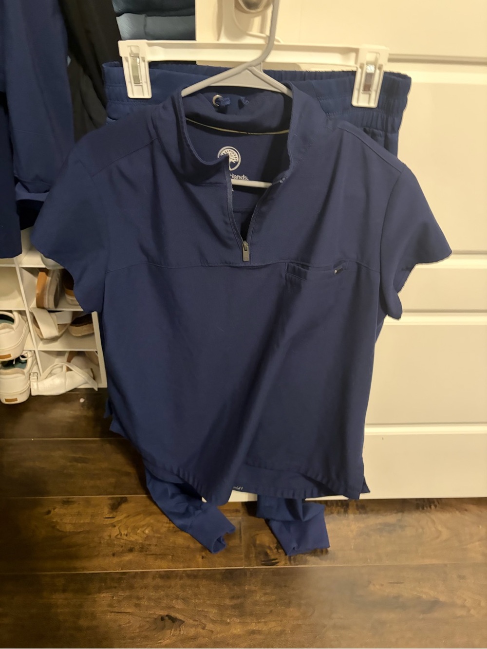Healing hands scrub top